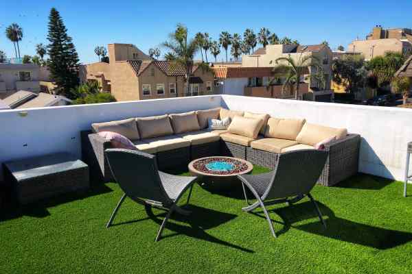 Artificial Grass on Rooftops